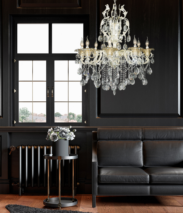 올리비아 8등 크리스탈 펜던트조명 