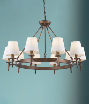 코니카 10등 패브릭 펜던트조명