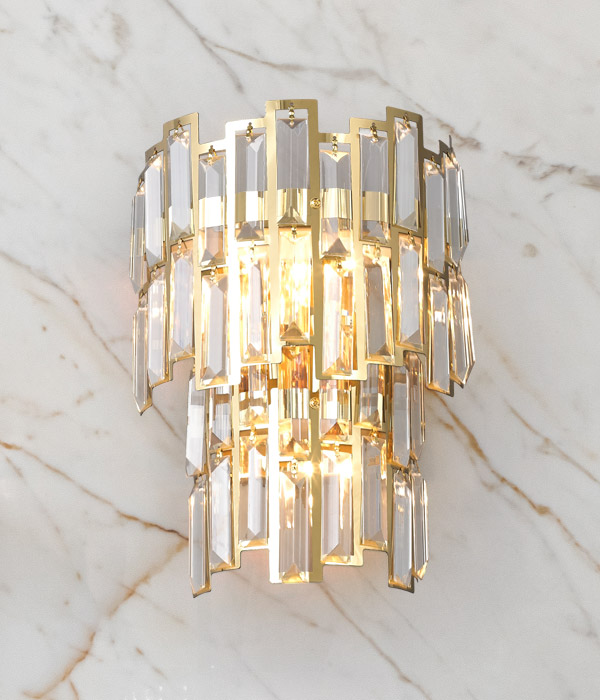 리오라 3등 벽전등 크리스탈벽등