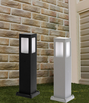 하몬 사각 잔디등, 외부등 (그레이/블랙,60Cm)